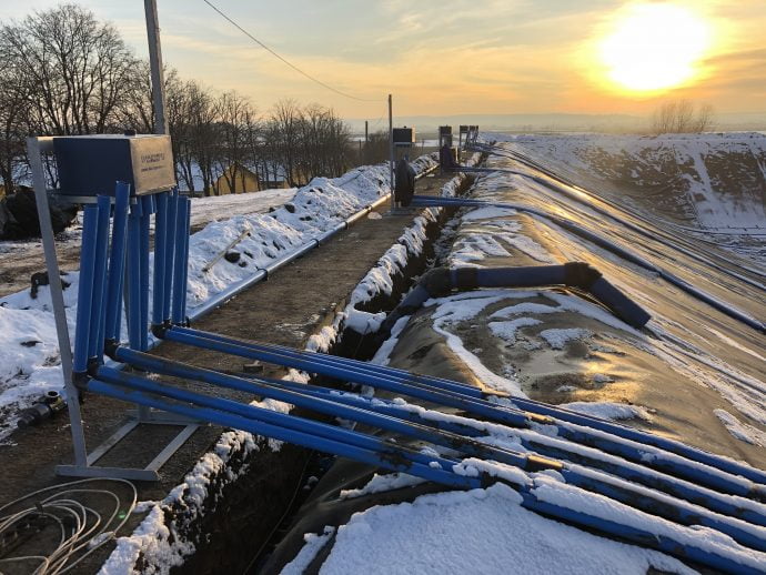 Smart Slurry installation in Ukraine by Dairypower