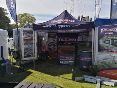 dairypower trade stand - slurry exhibition by dairypower