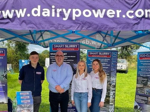 Dairy Power team at the tent for Irish Holstein Friesian Association National Open Day 2022