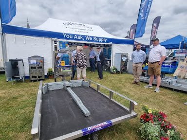 Royal Highland Show 2022 with Fullwoodhead Dairy Supplies Ltd showing a model of slurry management systems